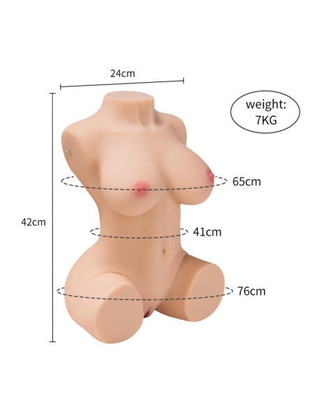XISE Jacey — wibrujący tors męski 8 kg | Vibrans