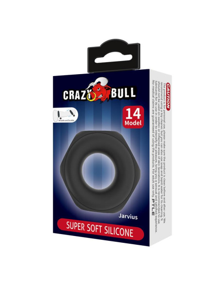 Jarvius Mod 14 – silikonowy pierścień erekcyjny Crazy Bull