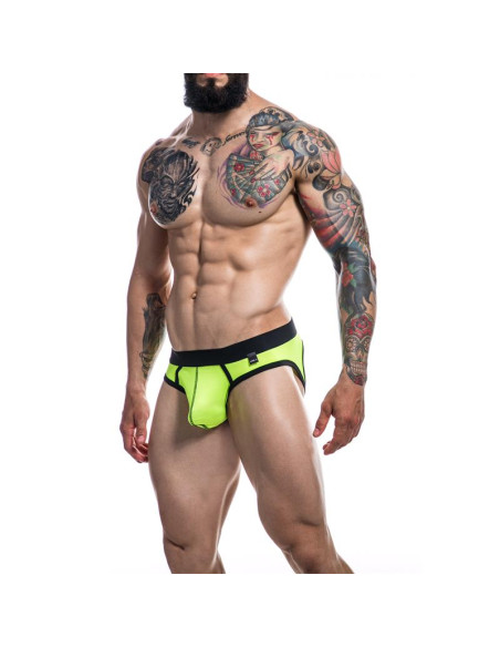 CUT4MEN Jockair Provocative Neon Lime – jockstrap męski