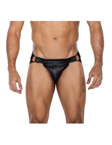 CUT4MEN JOCKSTR4P02 jockstrap czarny — elegancki jockstrap