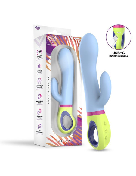 FESTIVAL Jolly Stimulator – wibrator 10 trybów, USB‑C