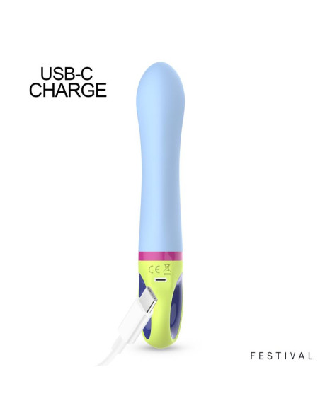 FESTIVAL Jolly Stimulator – wibrator 10 trybów, USB‑C