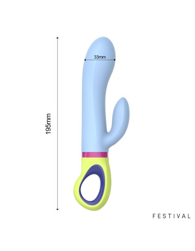 FESTIVAL Jolly Stimulator – wibrator 10 trybów, USB‑C