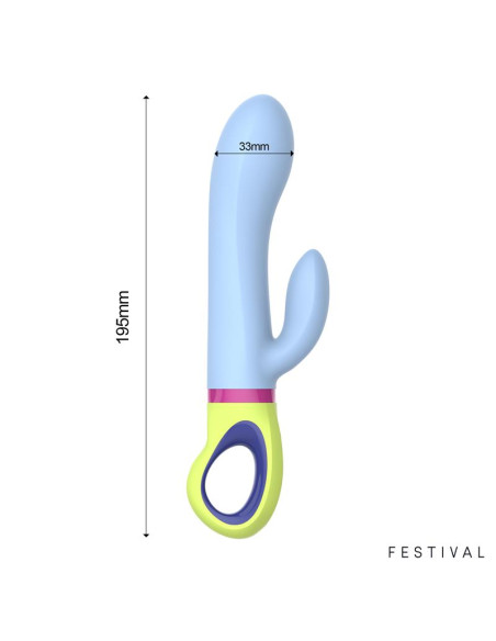 FESTIVAL Jolly Stimulator – wibrator 10 trybów, USB‑C