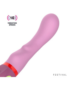 FESTIVAL Kandy Stimulator – wibrator 10 trybów, USB‑C 2