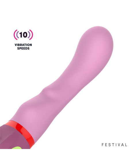 FESTIVAL Kandy Stimulator – wibrator 10 trybów, USB‑C
