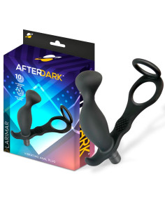 Afterdark Larimar — wibrujący korek analny z pierścieniem