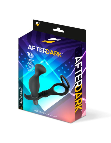 Afterdark Larimar — wibrujący korek analny z pierścieniem