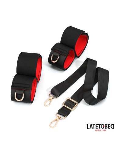LATETOBED Leg Open — regulowane kajdany na nogi