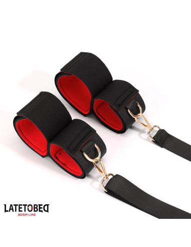 LATETOBED Leg Open — regulowane kajdany na nogi