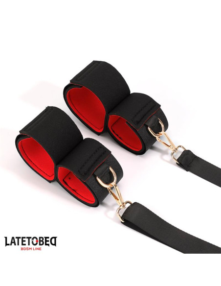 LATETOBED Leg Open — regulowane kajdany na nogi