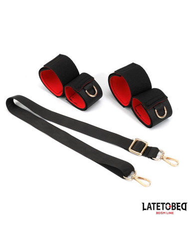 LATETOBED Leg Open — regulowane kajdany na nogi