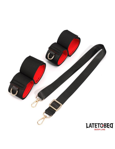 LATETOBED Leg Open — regulowane kajdany na nogi