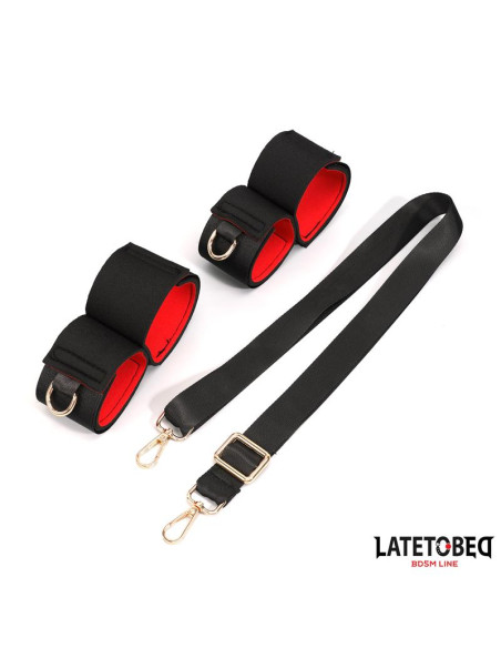 LATETOBED Leg Open — regulowane kajdany na nogi