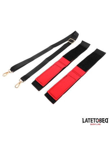 LATETOBED Leg Open — regulowane kajdany na nogi