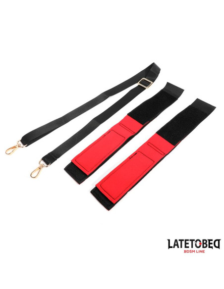 LATETOBED Leg Open — regulowane kajdany na nogi