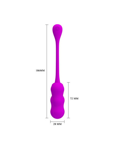 PRETTYLOVE Leshy – wibrujące jajko z pilotem i USB