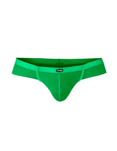 CUT4MEN Cheeky Brief Green — hybrydowe majtki męskie