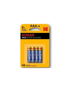 KODAK Alkaline Super Max AAA LR3 — blister 4 szt.