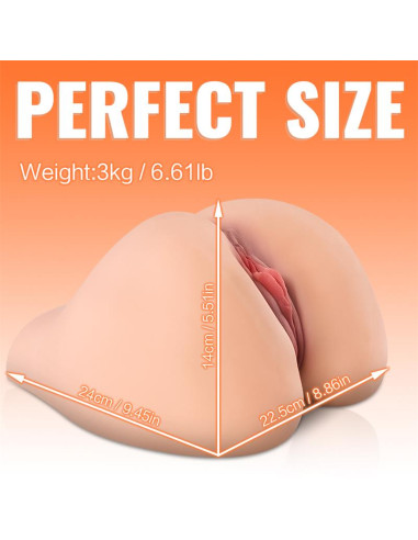 XISE Ashley – realistyczny masturbator analny 3 kg