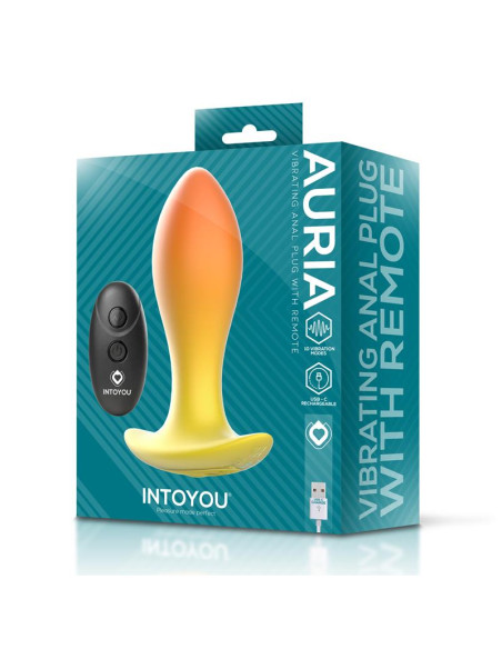 INTOYOU Auria korek analny wibrujący z pilotem USB-C
