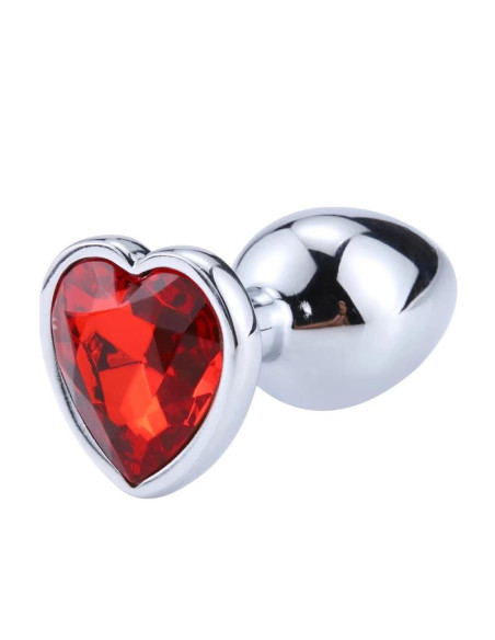 Afterdark Corazón M — elegancki korek analny z kryształem