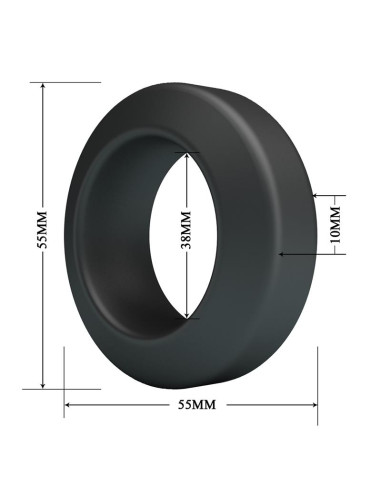 Brodan Pierścień Silicone Mod 9 – pierścień na penisa CRAZY BULL