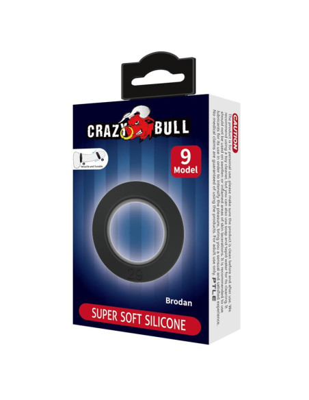 Brodan Pierścień Silicone Mod 9 – pierścień na penisa CRAZY BULL