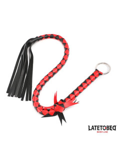 Latetobed Braided Flogger 85 cm – elegancki flogger PU