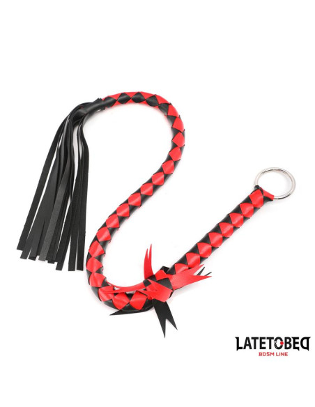 Latetobed Braided Flogger 85 cm – elegancki flogger PU