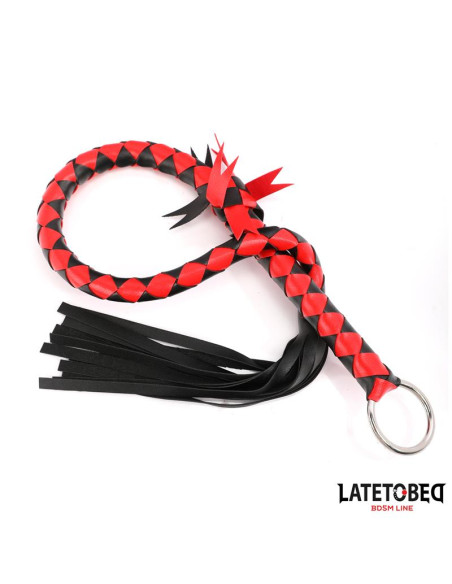 Latetobed Braided Flogger 85 cm – elegancki flogger PU