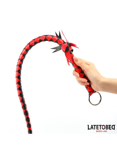 Latetobed Braided Flogger 85 cm – elegancki flogger PU