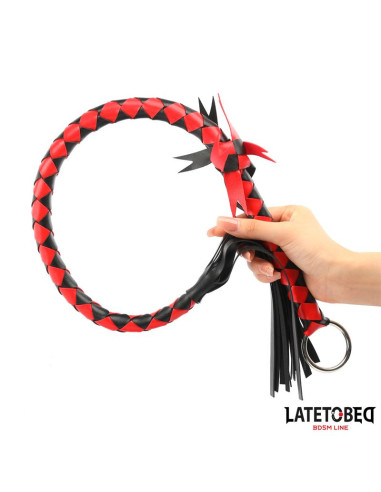 Latetobed Braided Flogger 85 cm – elegancki flogger PU
