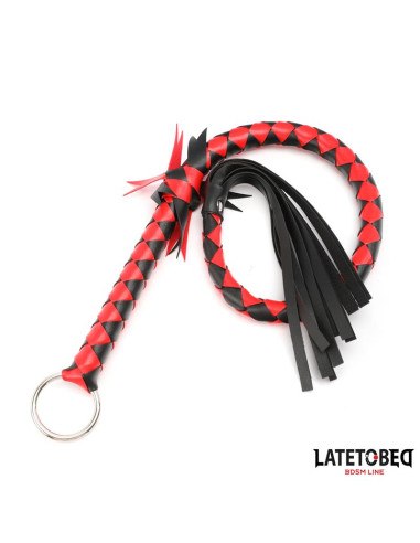 Latetobed Braided Flogger 85 cm – elegancki flogger PU