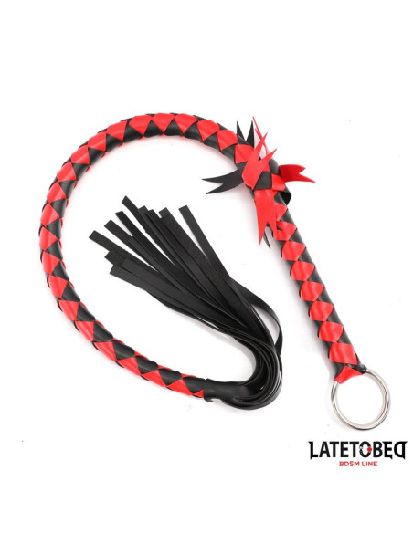 Latetobed Braided Flogger 85 cm – elegancki flogger PU