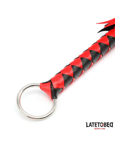 Latetobed Braided Flogger 85 cm – elegancki flogger PU