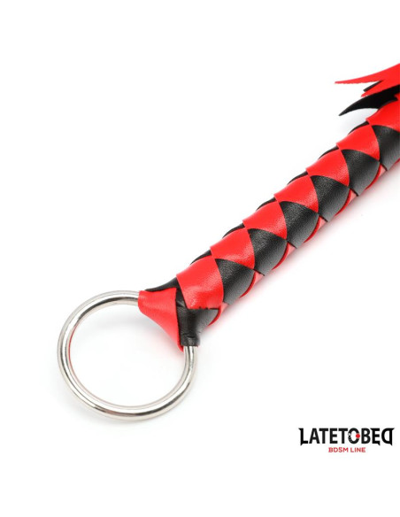 Latetobed Braided Flogger 85 cm – elegancki flogger PU