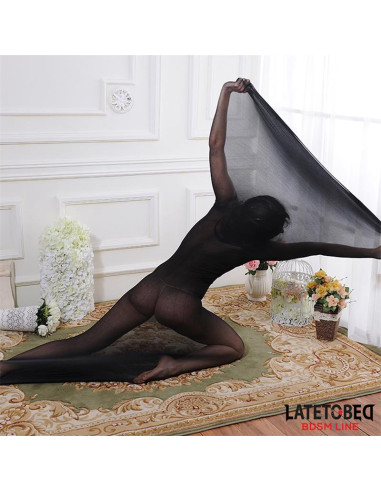 LATETOBED Bodystocking Full Body Elastic — elegancki bodystocking