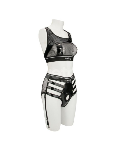 Lovetoy Rebellion Reign — elegancki komplet harness z kieszonką