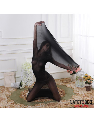 LATETOBED Bodystocking Full Body Elastic — elegancki bodystocking