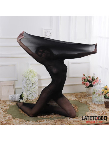 LATETOBED Bodystocking Full Body Elastic — elegancki bodystocking
