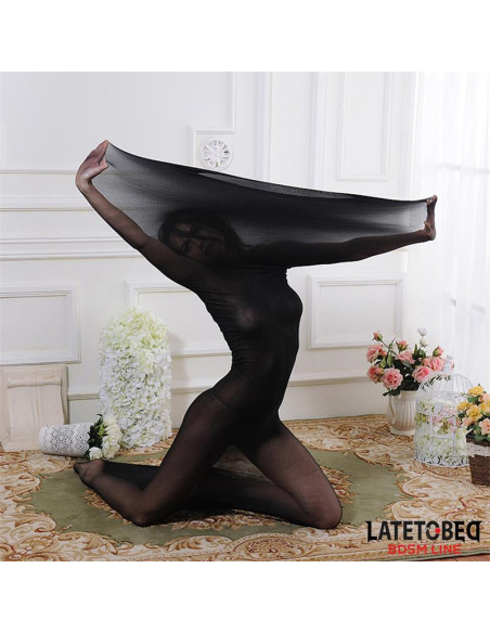 LATETOBED Bodystocking Full Body Elastic — elegancki bodystocking