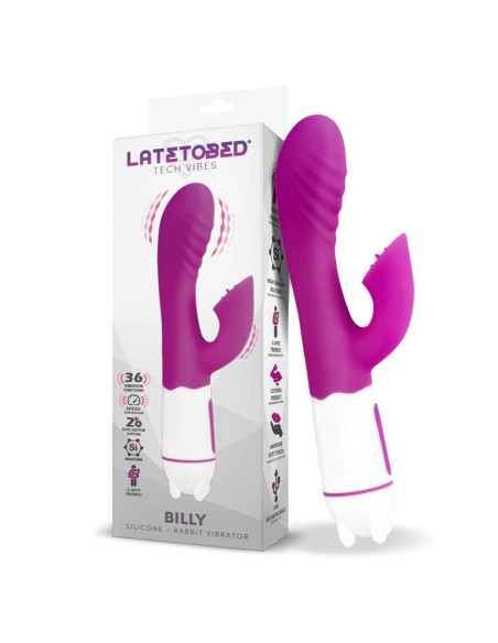 LATETOBED Billy – wibrator USB z 36 funkcjami | Vibrans