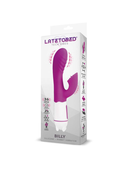 LATETOBED Billy – wibrator USB z 36 funkcjami | Vibrans