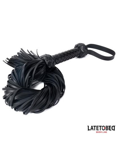 Latetobed Braided Flogger 64,5 cm — elegancki flogger BDSM