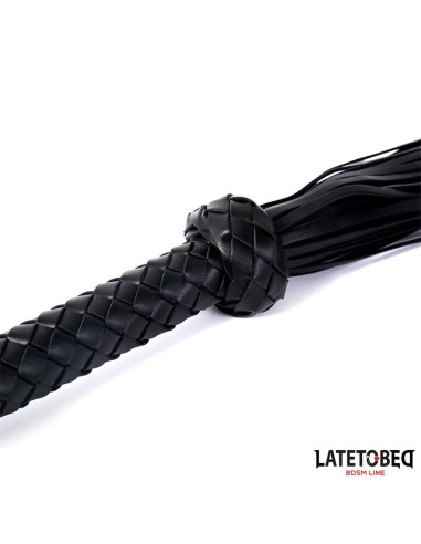 Latetobed Braided Flogger 64,5 cm — elegancki flogger BDSM