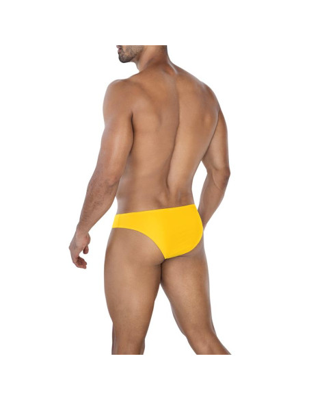 CUT4MEN Micro Brief Bright Yellow — Eleganckie slipy męskie