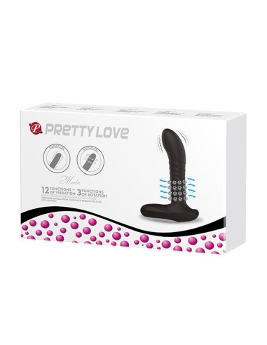 PRETTYLOVE Anal Masager z koralikami — masażer analny premium