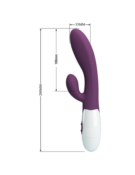 PrettyLove Alvis – wibrator dualny 30 trybów | Vibrans