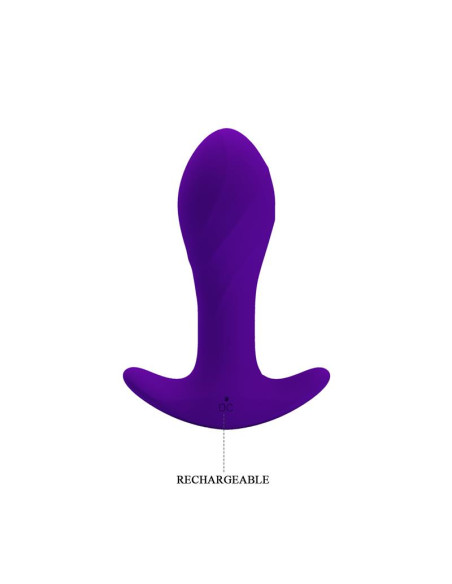 PrettyLove Anal Masager — silikonowy korek z 12 wibracjami